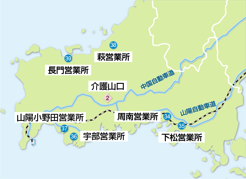 山口エリアマップ