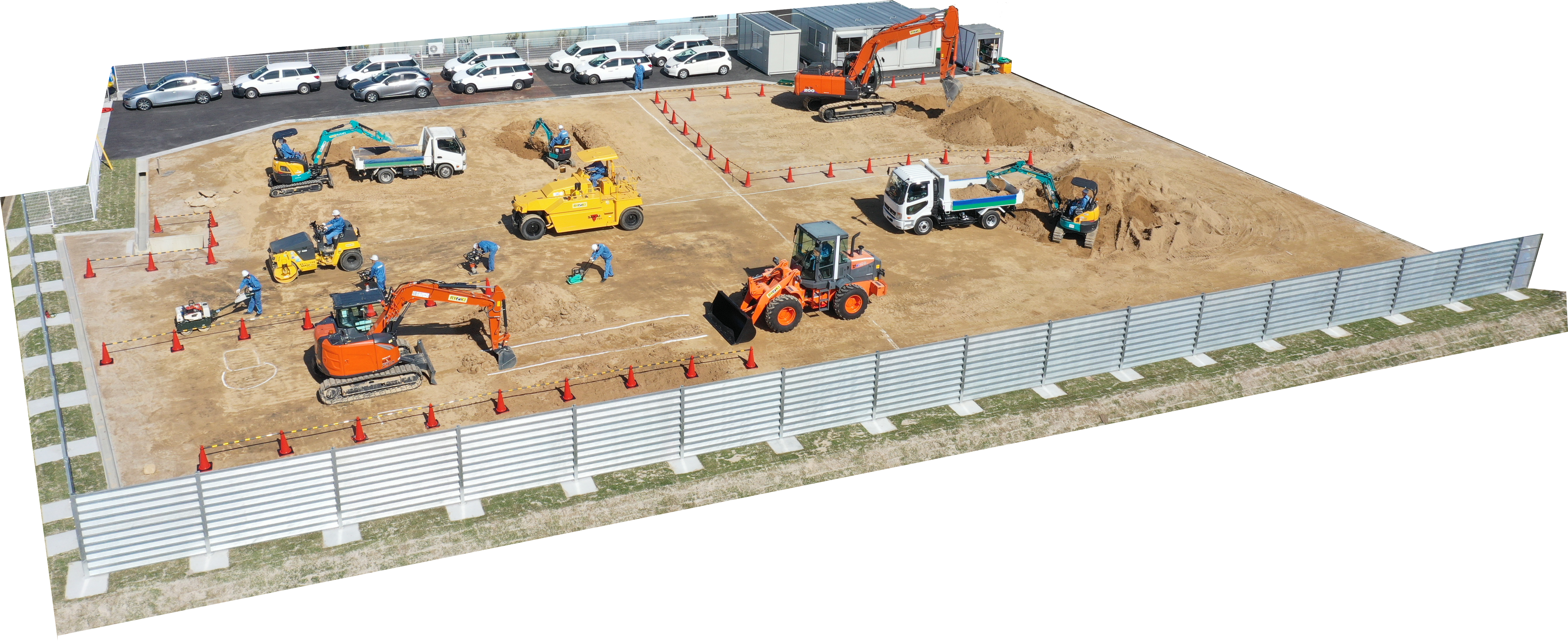 建機運転訓練所の全景