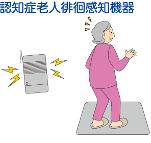 認知症老人徘徊感知機器